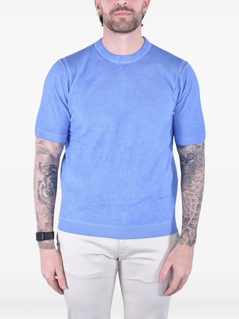 Kangra crew-neck T-shirt - Blu