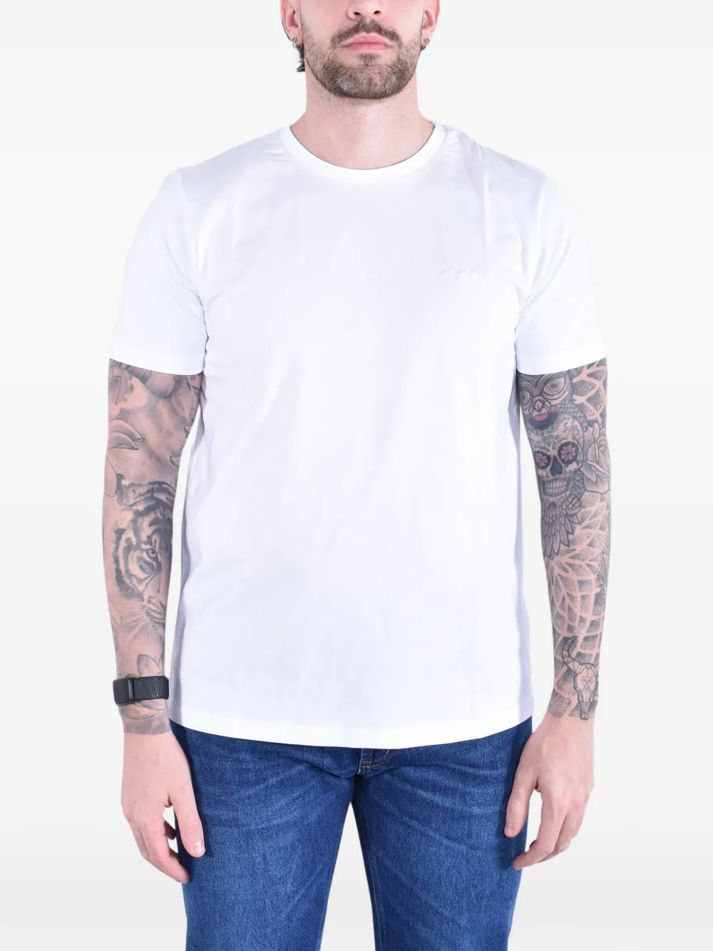 DONDUP crew-neck T-shirt - Bianco