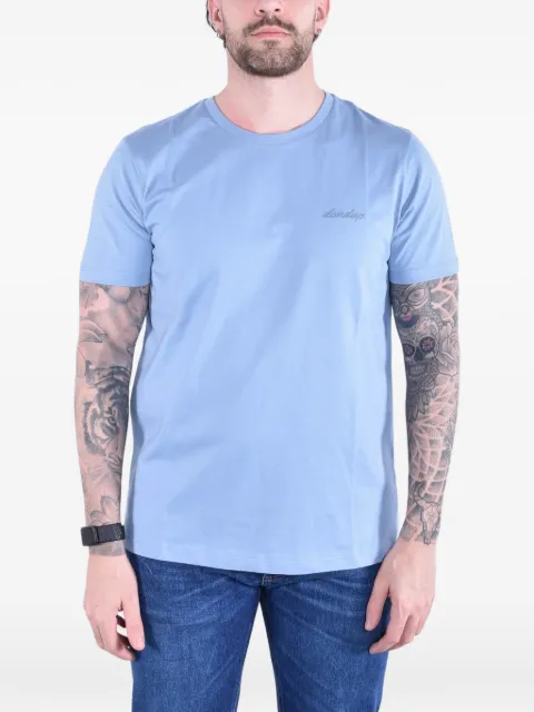 DONDUP Camiseta de jersey em algodão com logo bordado