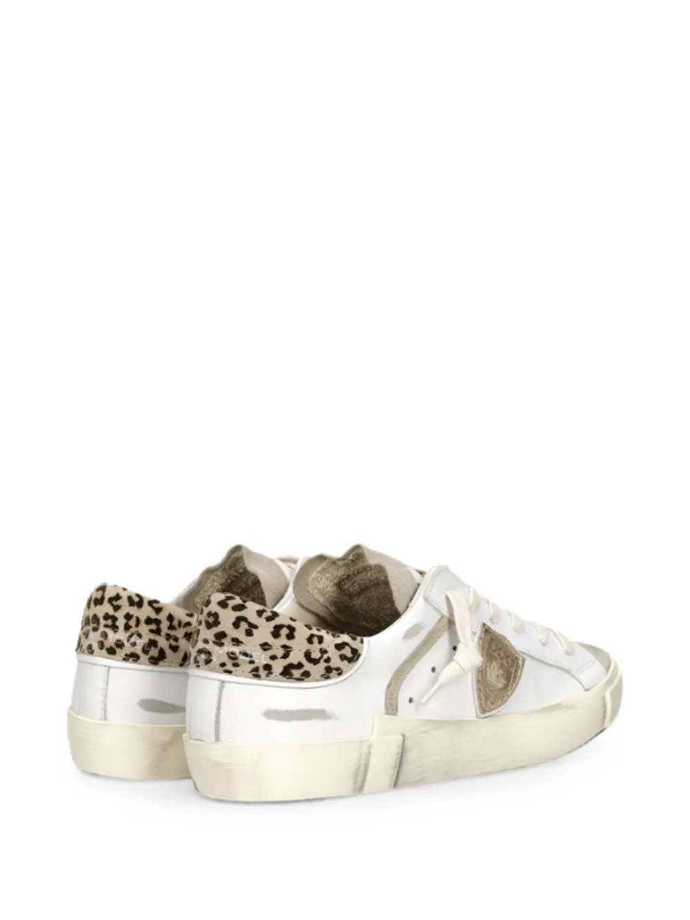 Philippe Model Paris Prsx leopard-print sneakers Wit
