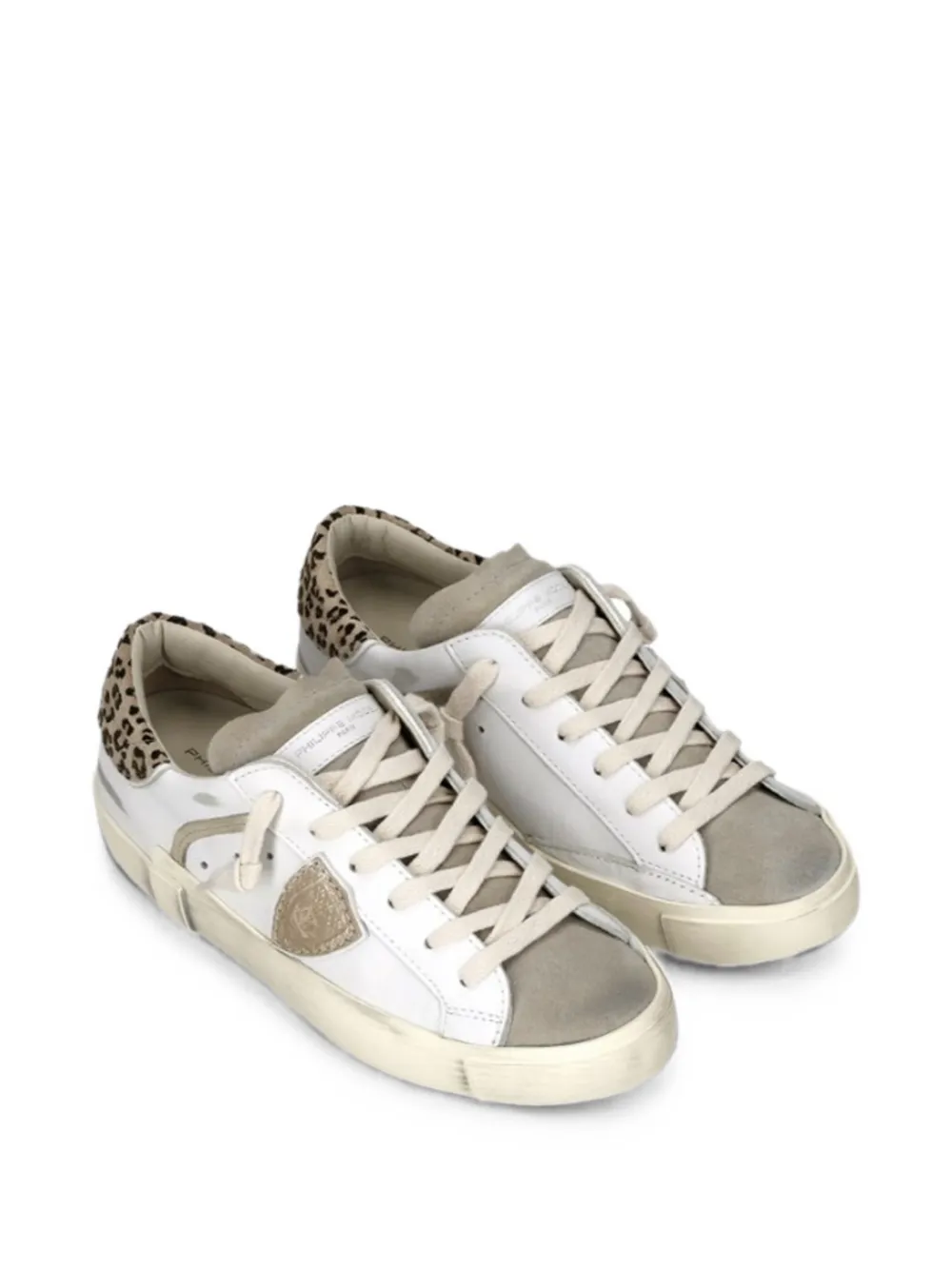 Philippe Model Paris Prsx leopard-print sneakers Wit