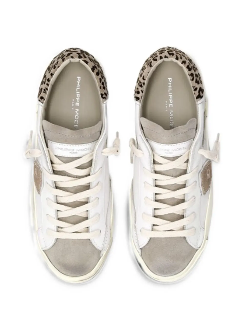 Philippe Model Paris Prsx leopard-print sneakers Wit