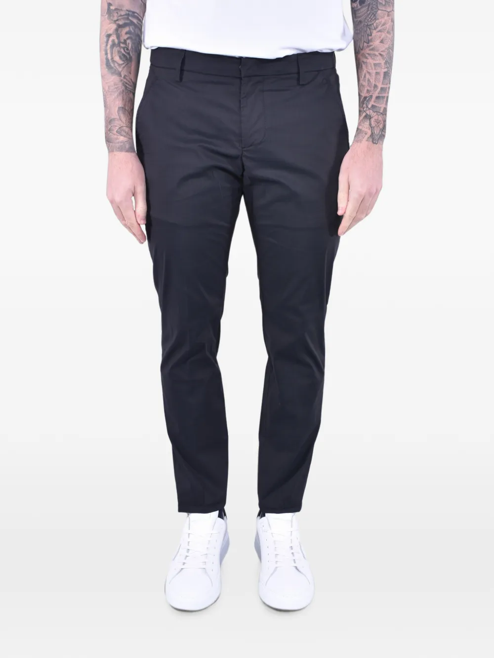 DONDUP Gaubert slim-fit trousers - Nero