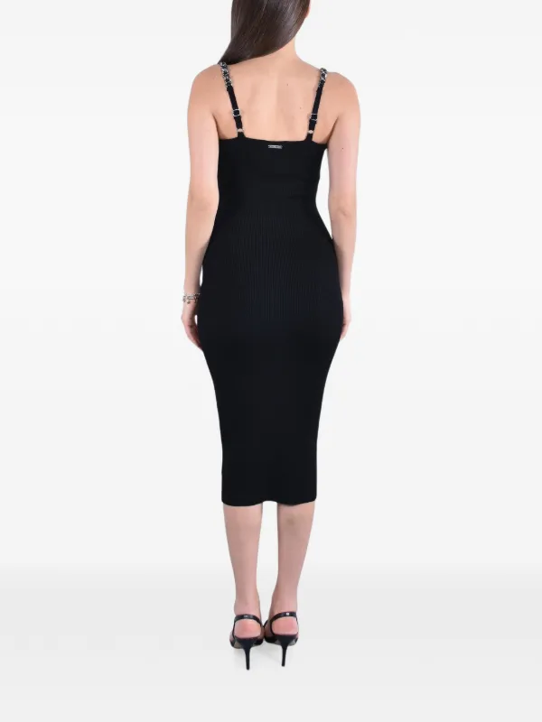michael kors ribbed knit dress Michael Michael Kors Stretch Knit Dress in Black, Black / M