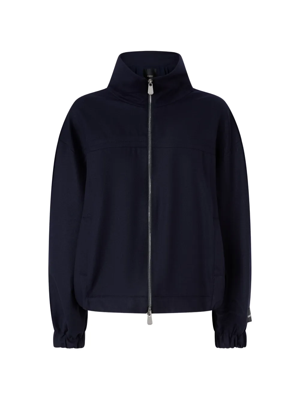 PINKO zip-up funnel-neck coat - Blu