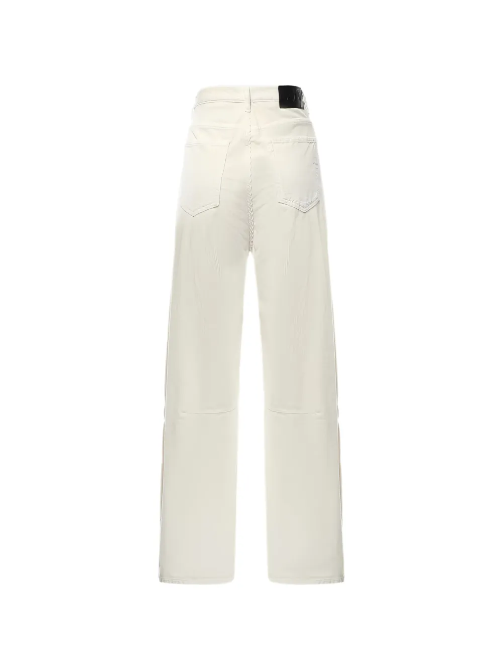 PINKO Cropped broek met vlakken Beige