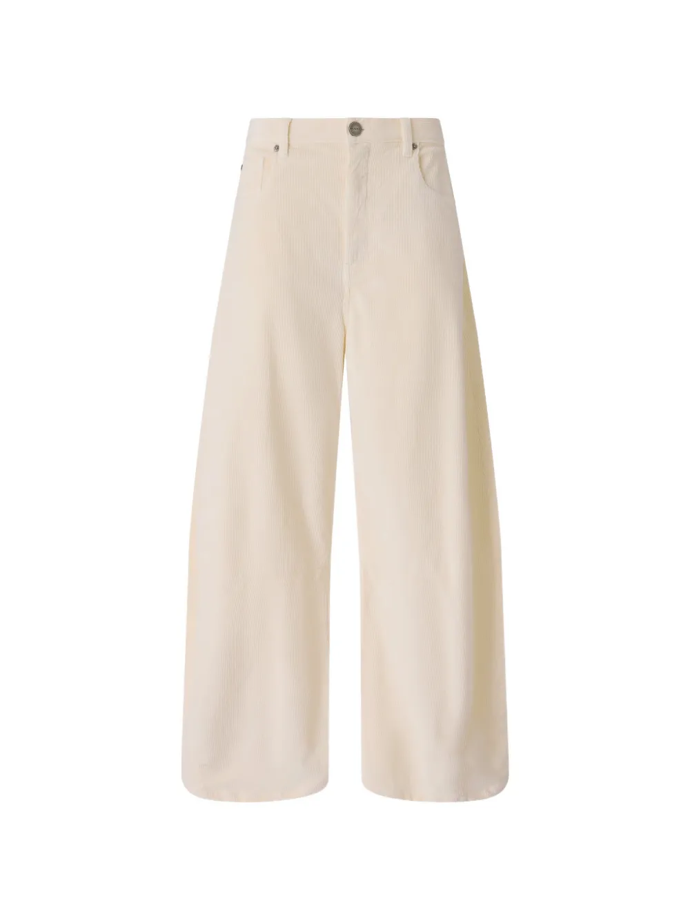PINKO Cropped broek met vlakken Beige