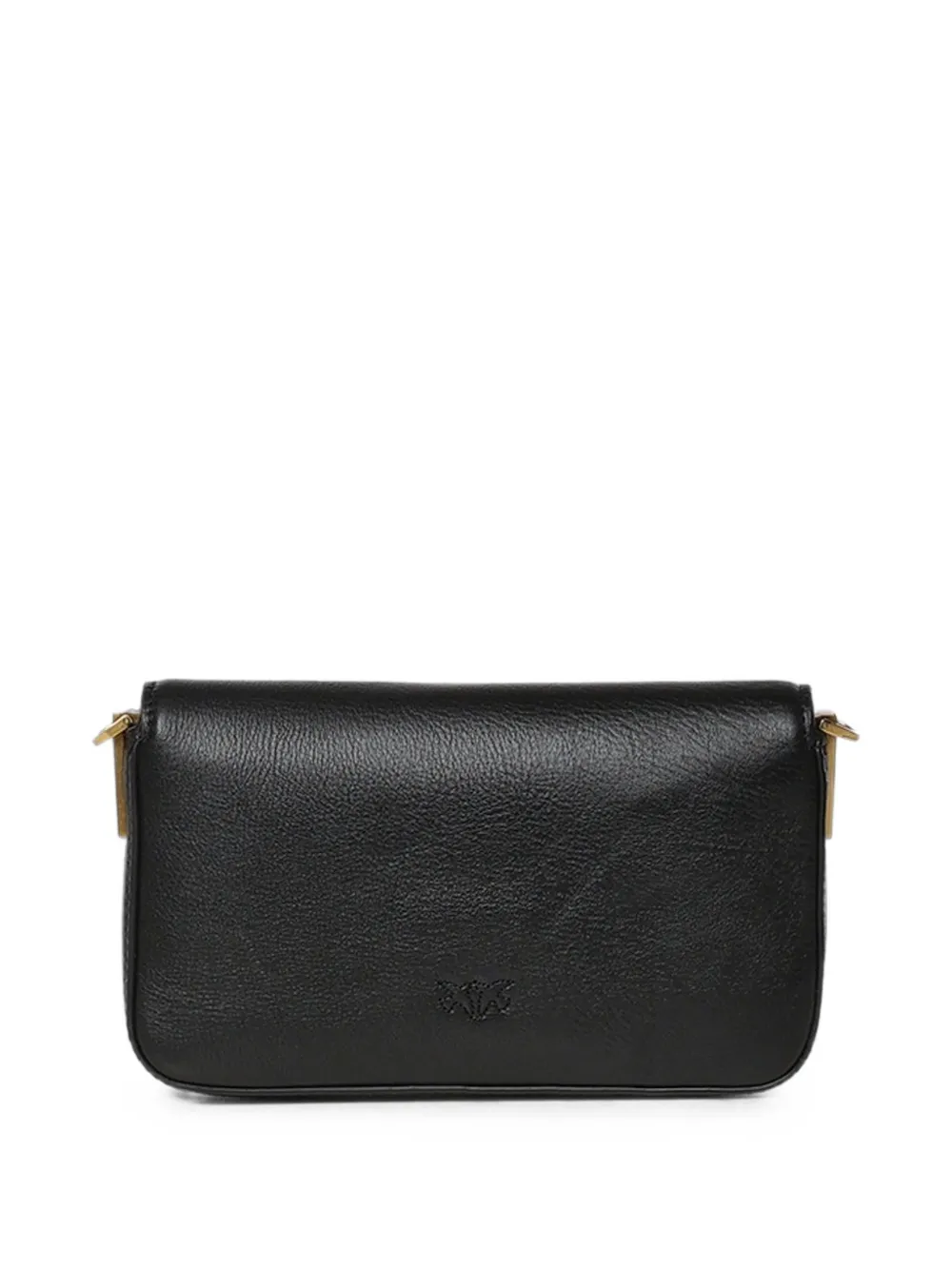 PINKO Baby Love Bag leren crossbodytas Zwart