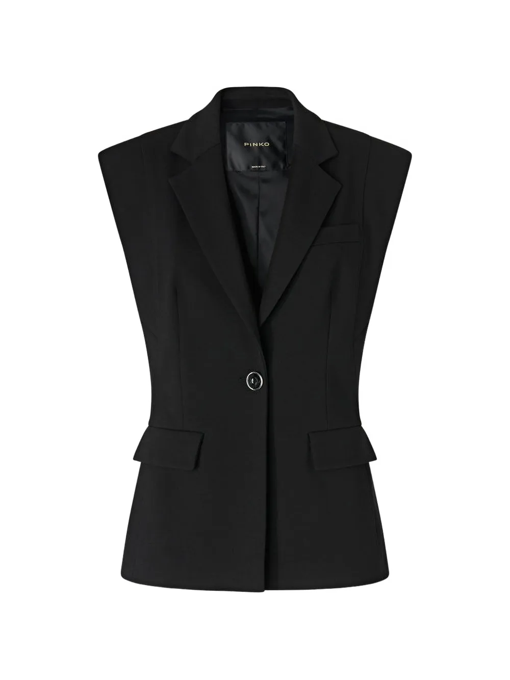 PINKO Blazer met enkele rij knopen Grijs