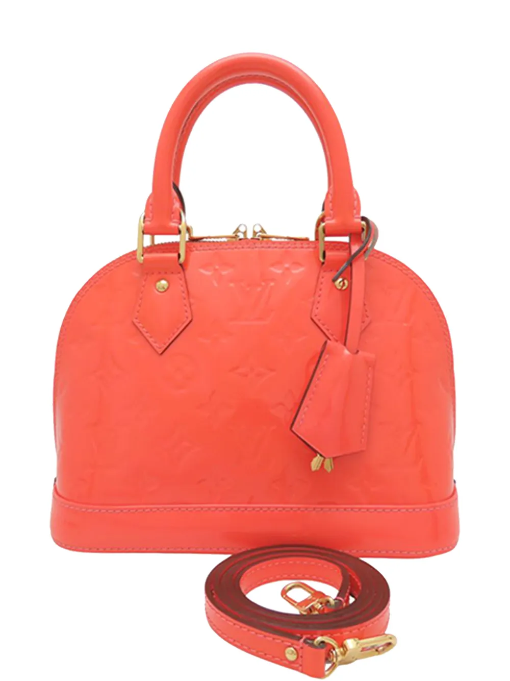Louis Vuitton Pre-Owned Borsa a tracolla Alma BB in pelle Vernis con monogramma 2014 - Rosa