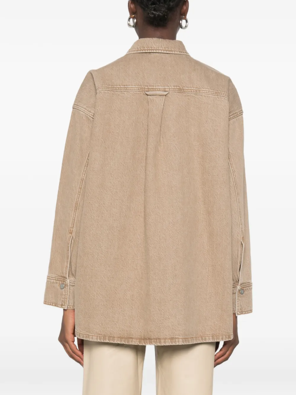 By Malene Birger Denim blouse Beige