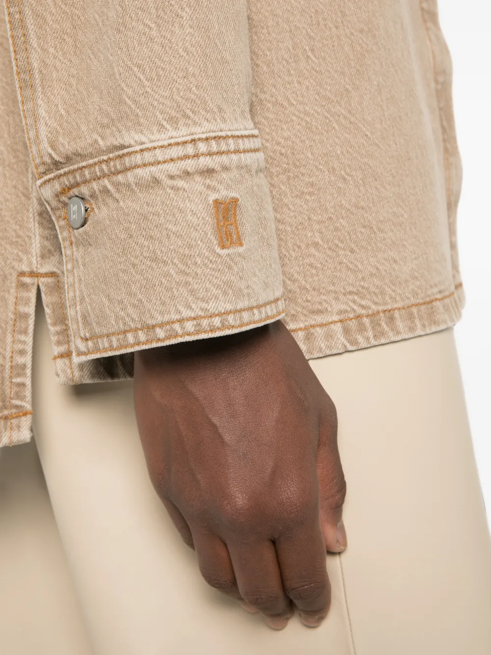 By Malene Birger Denim blouse Beige