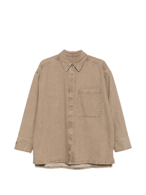 By Malene Birger camisa vaquera con logo bordado