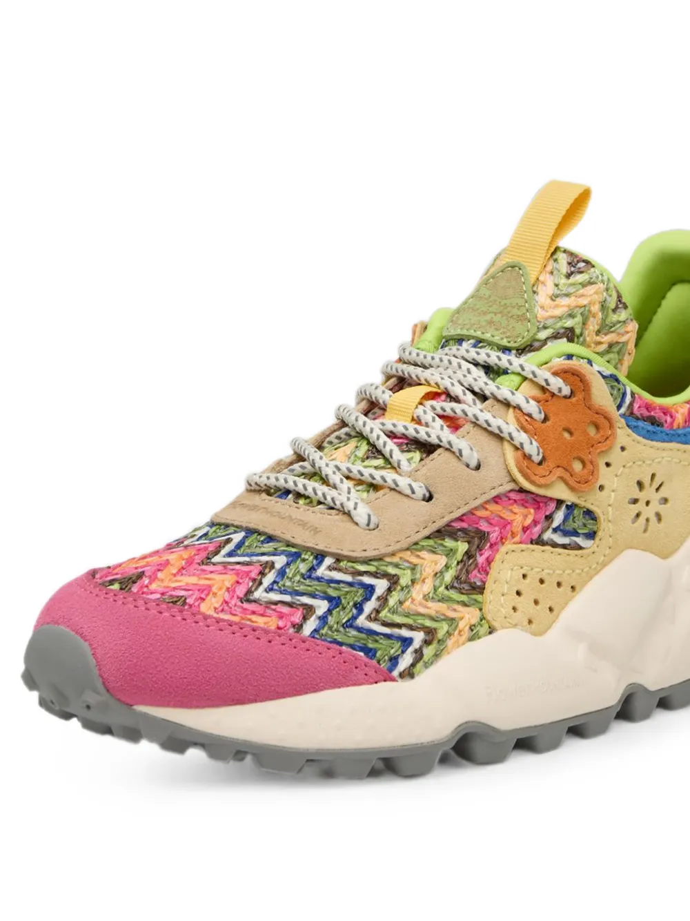 FLOWER MOUNTAIN Kotetsu sneakers Roze