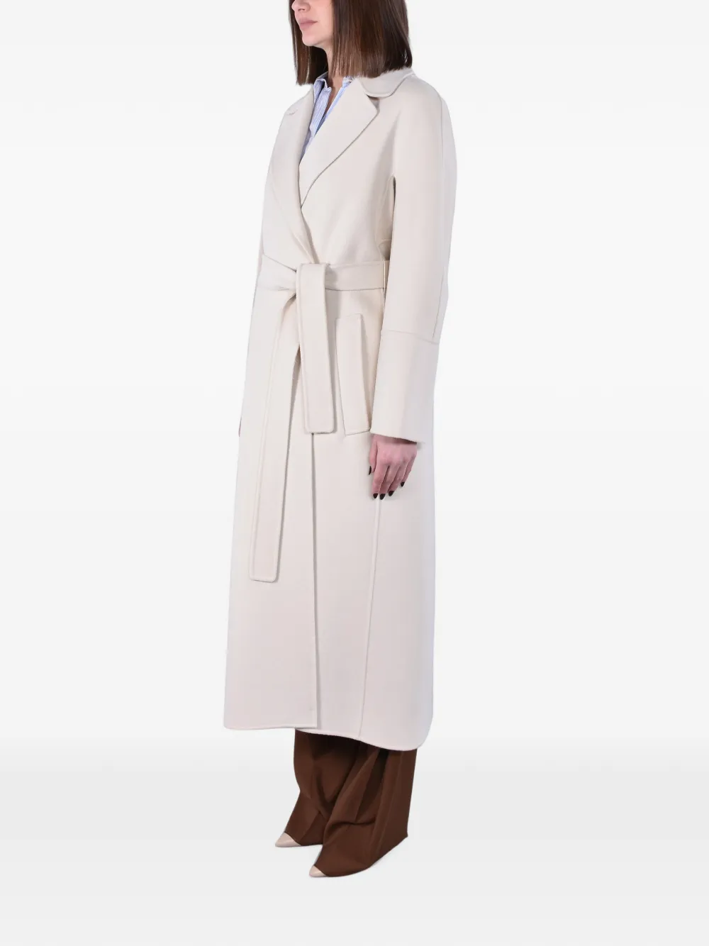 'S Max Mara Jas met ceintuur Beige
