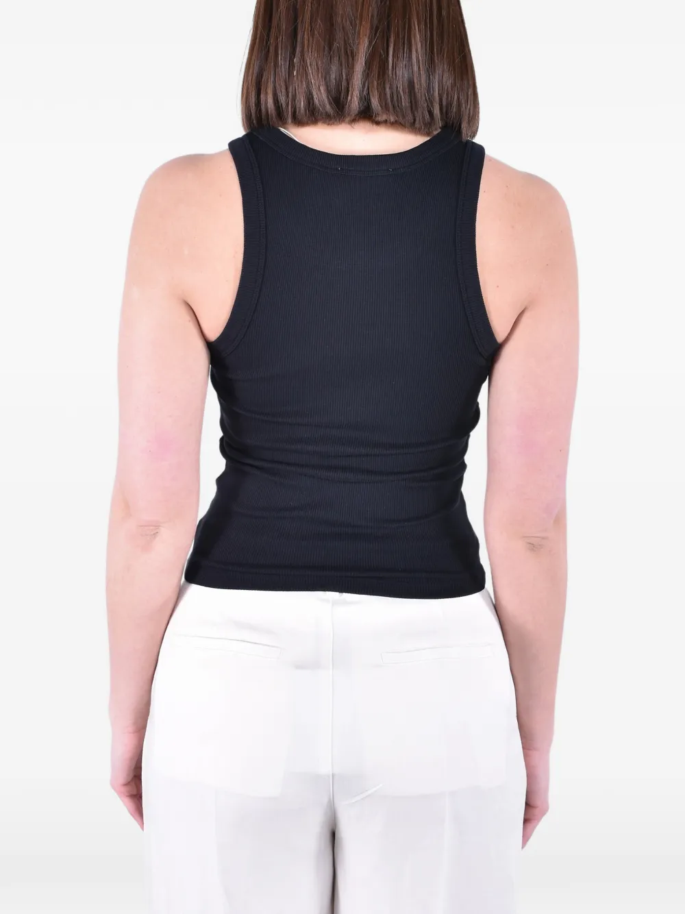 MC2 Saint Barth Ada geribbelde tanktop Zwart