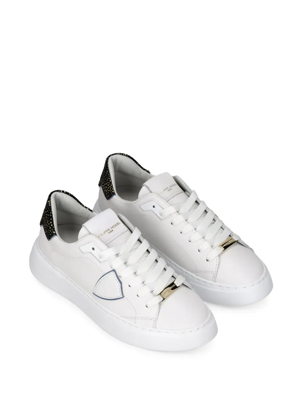 Philippe Model Paris Temple leopard-print sneakers Wit