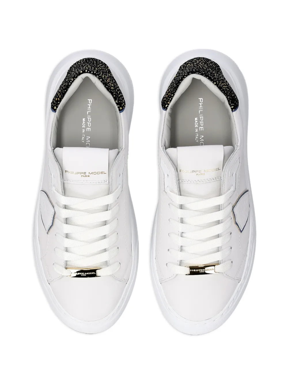 Philippe Model Paris Temple leopard-print sneakers Wit