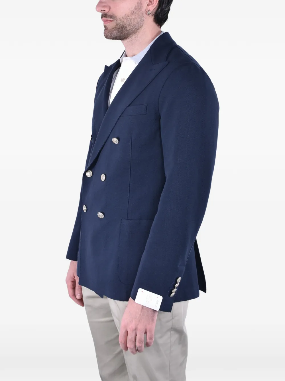Eleventy Blazer met dubbele rij knopen Blauw