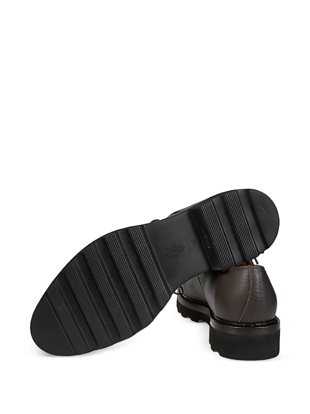 Eleventy pebbled leather shoes Bruin