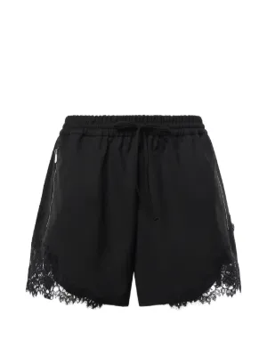 RED Valentino レース ショートパンツ | ブラック | FARFETCH JP