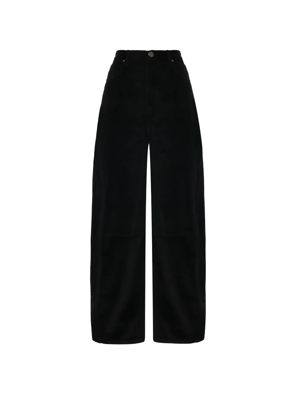 PINKO corduroy wide-leg trousers - Black