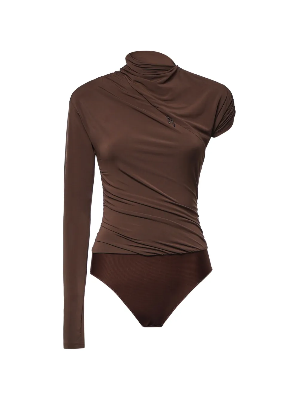 PINKO ruched asymmetric body - Braun