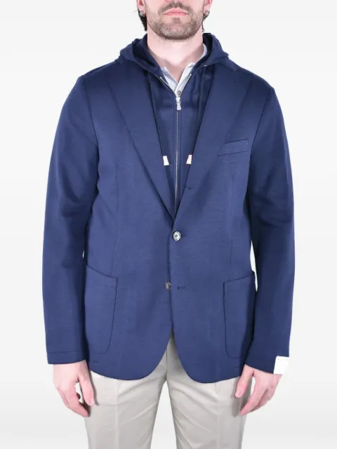 Eleventy sweat zippé à capuche