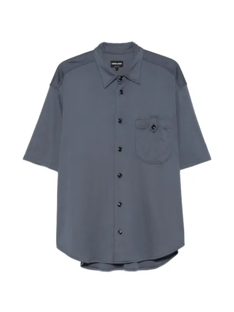Giorgio Armani chest-pocket short-sleeve shirt