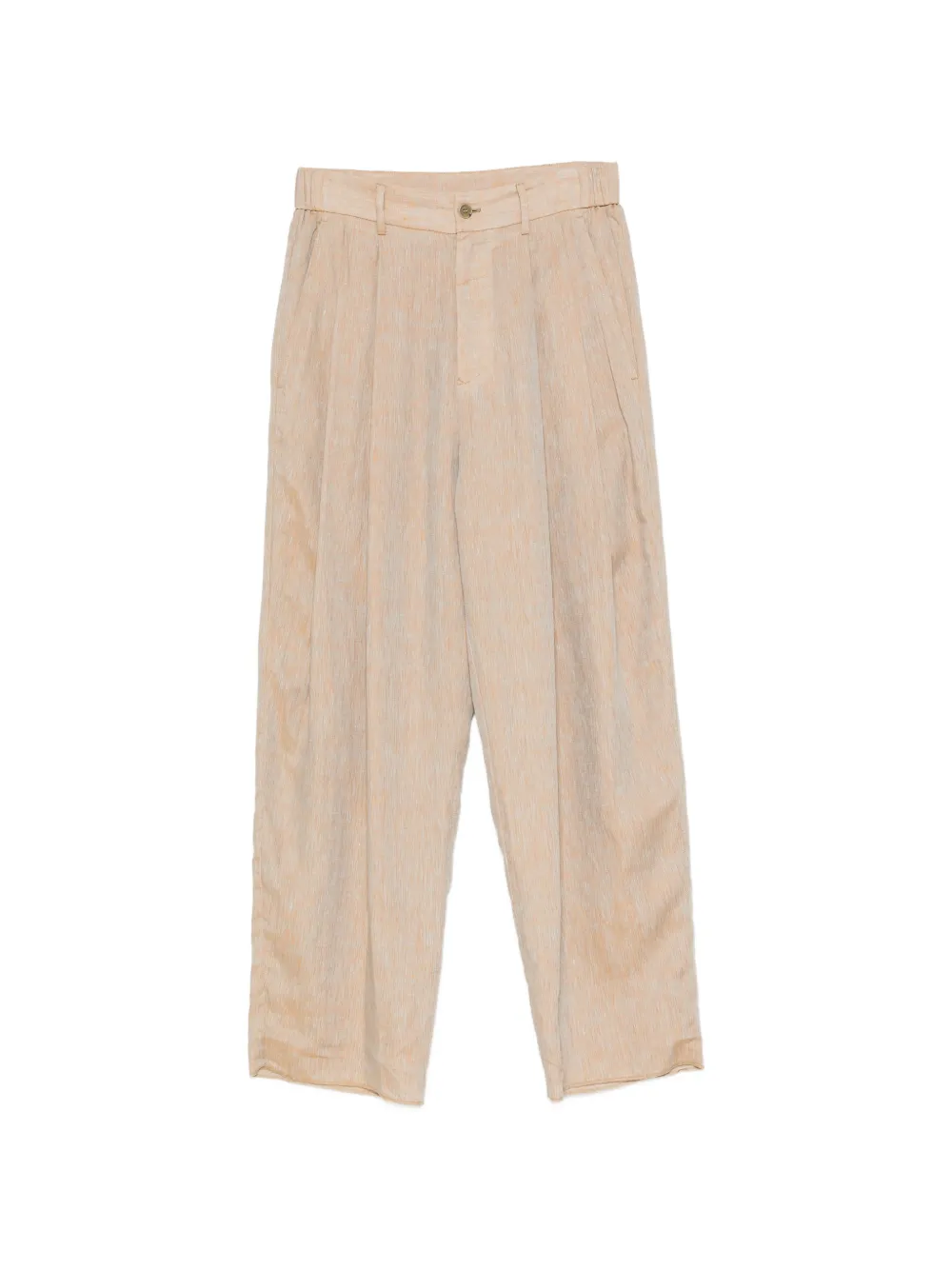 Giorgio Armani pleated wide-leg trousers - Toni neutri