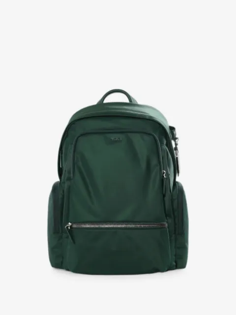 Tumi mochila Celina con placa del logo y cierre