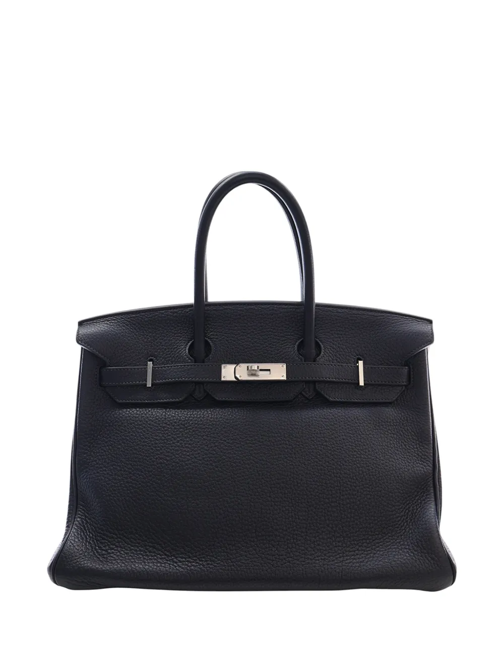 Hermès Pre-Owned Borsa a mano Birkin Verso Retourne 35 in pelle Togo 2010 - Nero