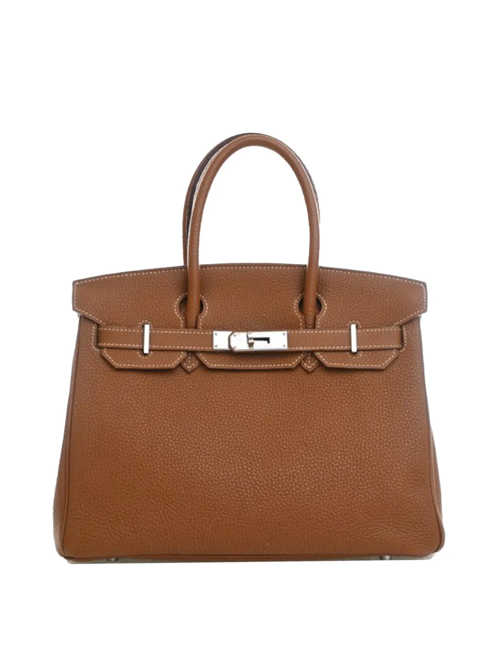 Hermès Pre-Owned Borsa a mano Birkin Retourne 30 in pelle Togo 2009 - Marrone