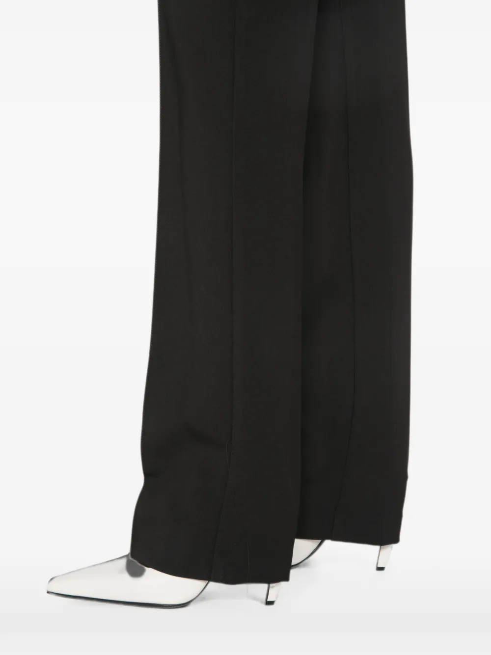 Elisabetta Franchi Geplooide pantalon Zwart