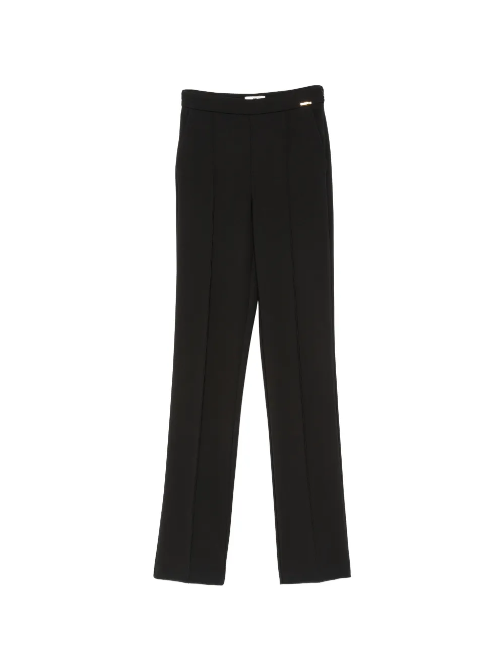 Elisabetta Franchi pressed-crease tailored trousers - Nero