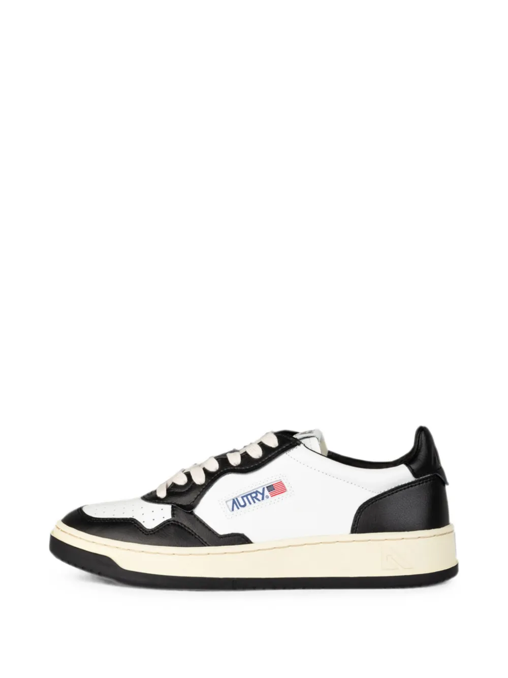 Autry Medalist panelled leather sneakers - Bianco
