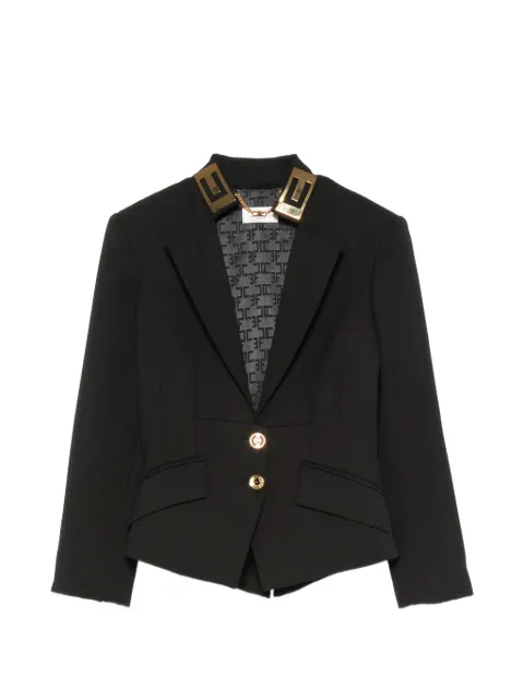 Elisabetta Franchi double-button peaked-lapel blazer