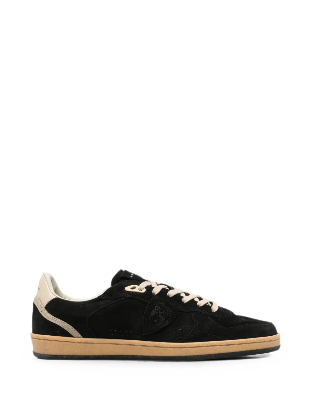 Philippe Model Paris Pgal Low logo-patch panelled sneakers - Nero