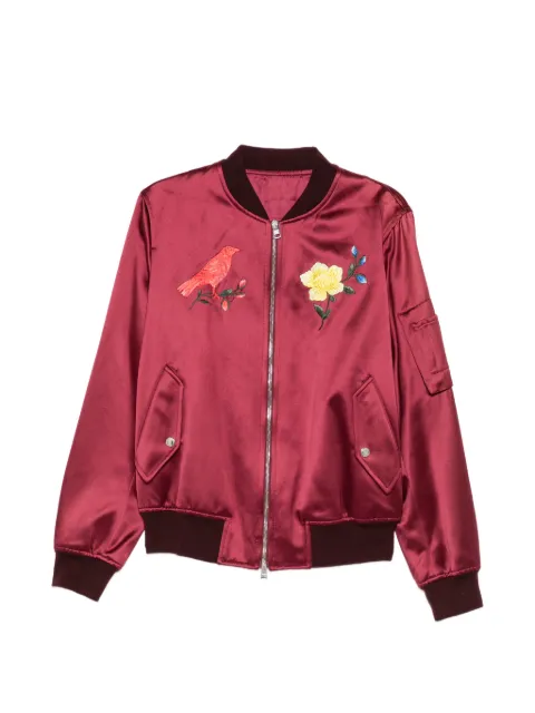 Alexander McQueen embroidered zip jacket 