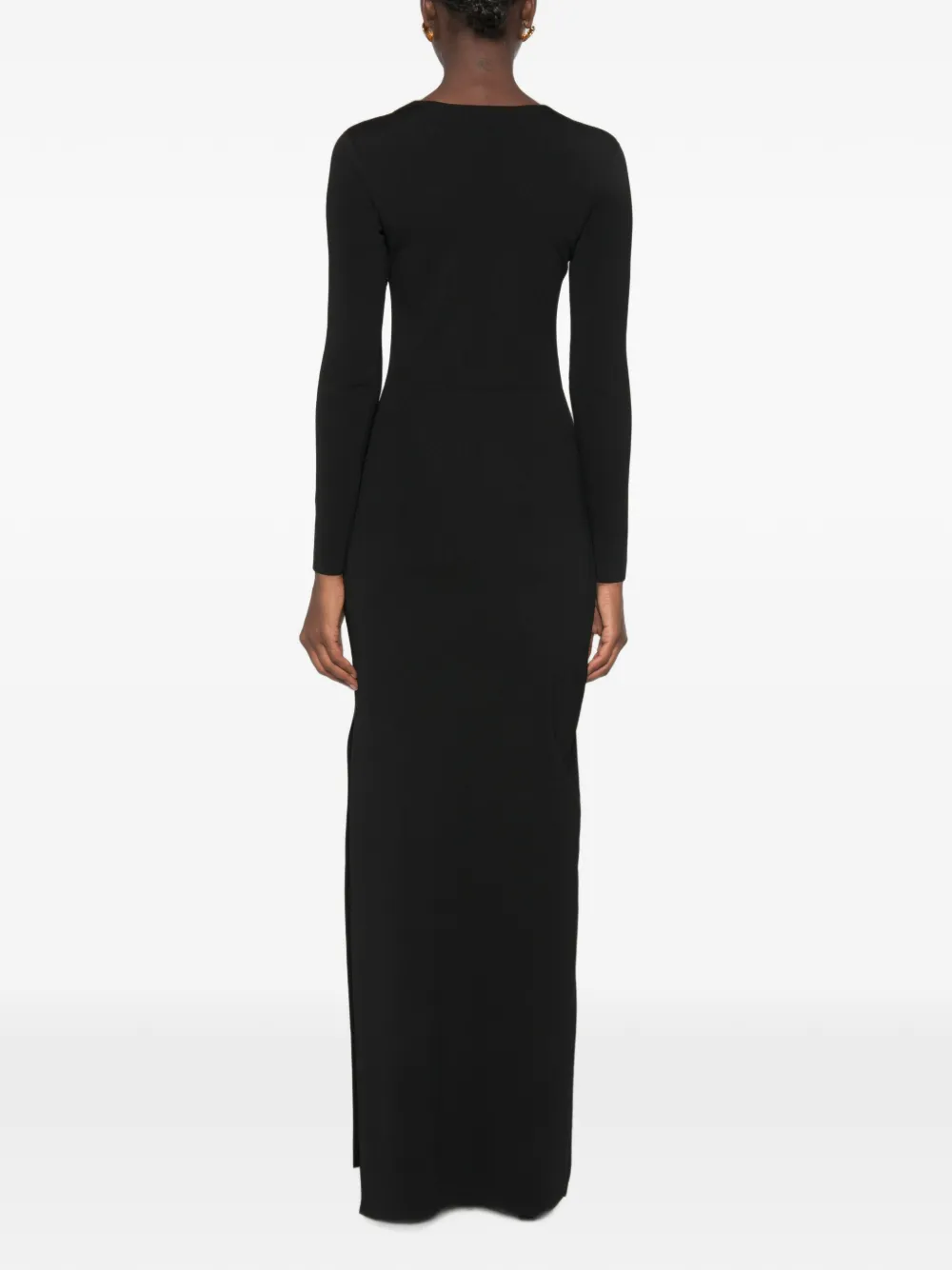 Elisabetta Franchi Uitgesneden maxi-jurk Zwart