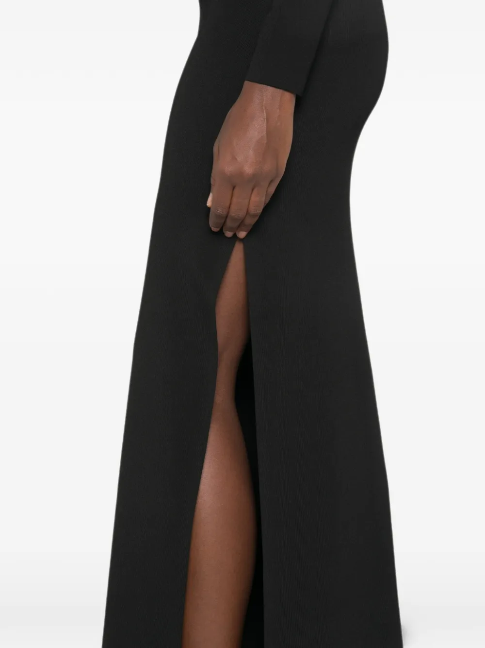 Elisabetta Franchi Uitgesneden maxi-jurk Zwart