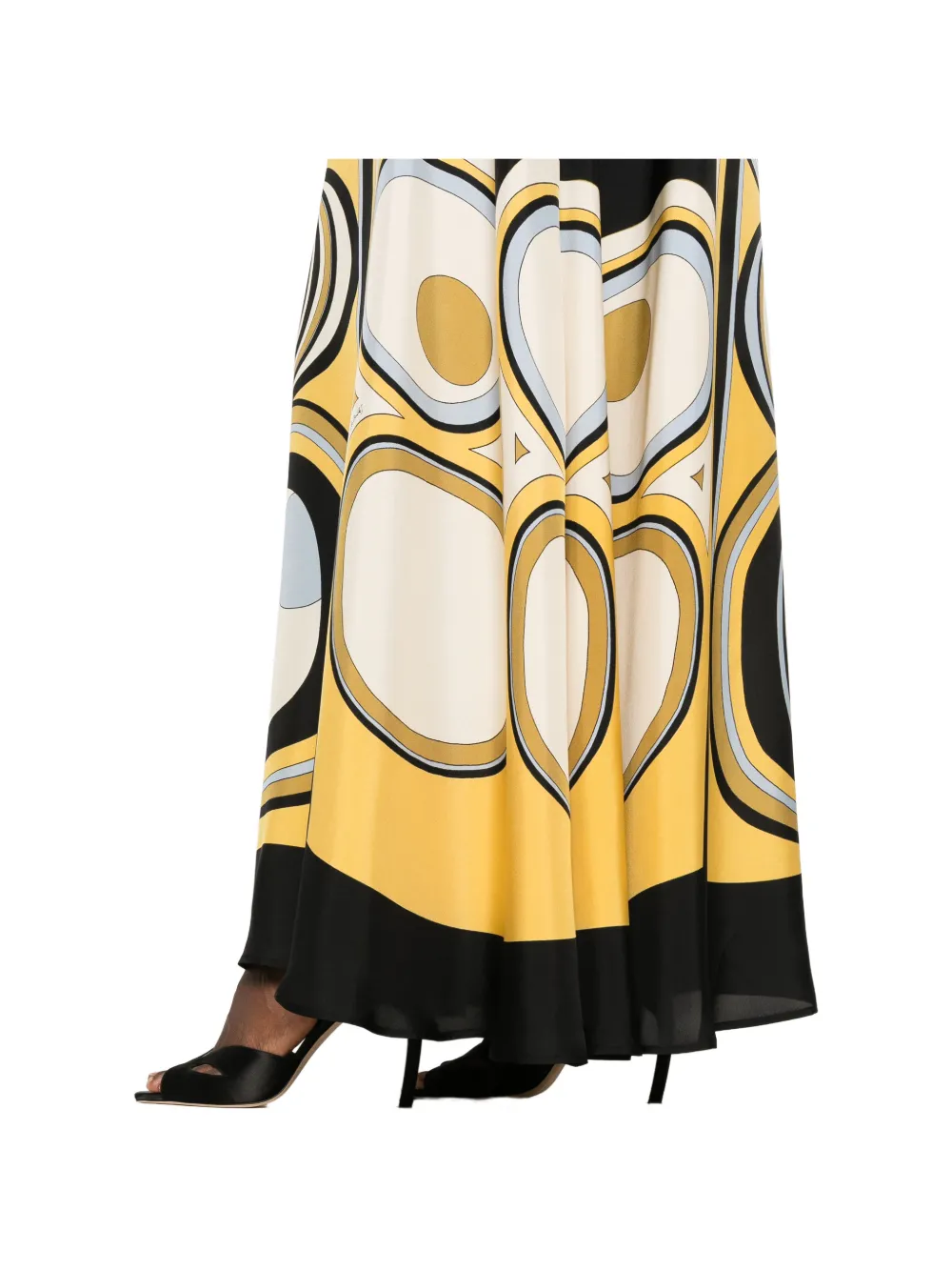 La DoubleJ Jurk met Sacred Heart-print Zwart