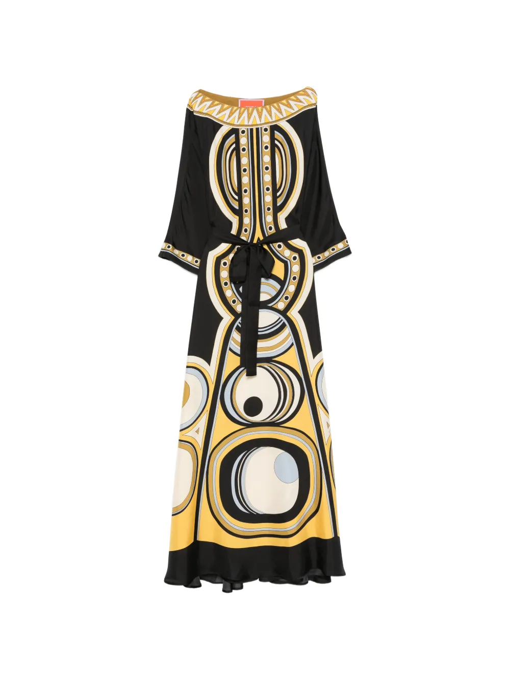 La DoubleJ Sacred Heart-print dress - Black