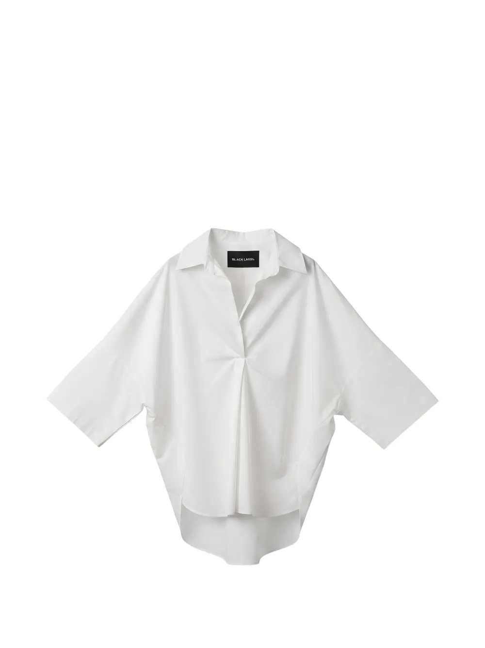 Black Label V-neck blouse - Bianco