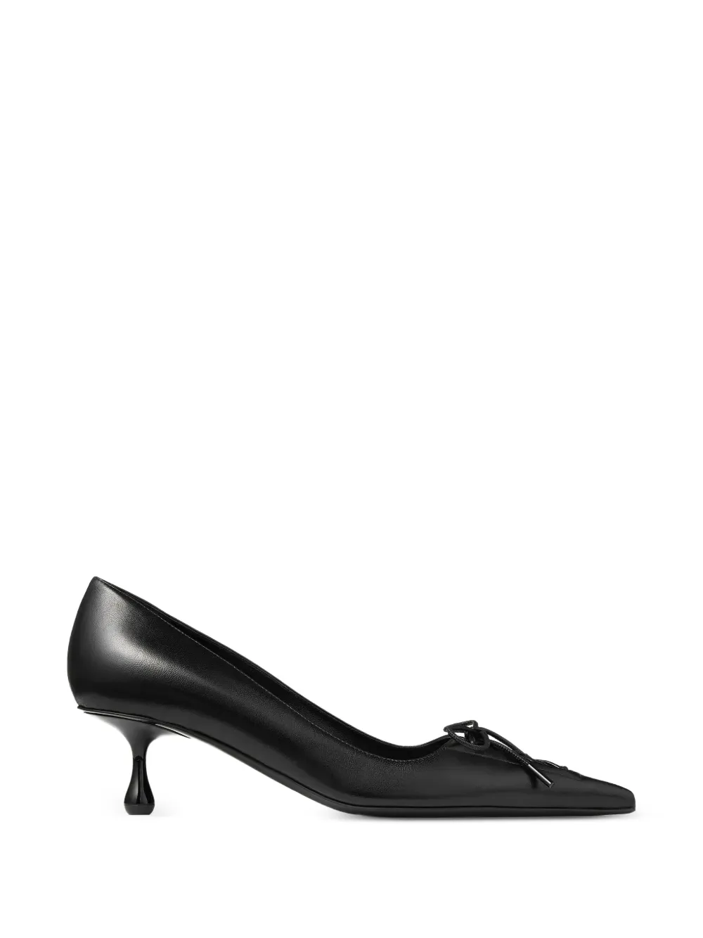Jimmy Choo Scarlett lace-up leather heeled pumps - Schwarz