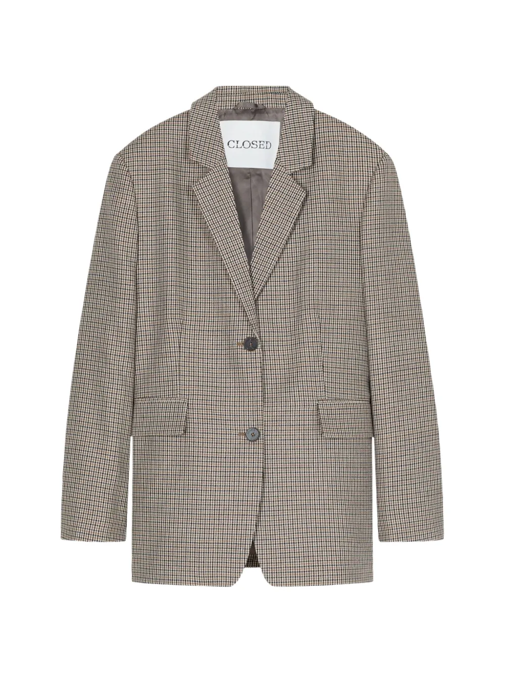 Closed Lola houndstooth blazer - Toni neutri