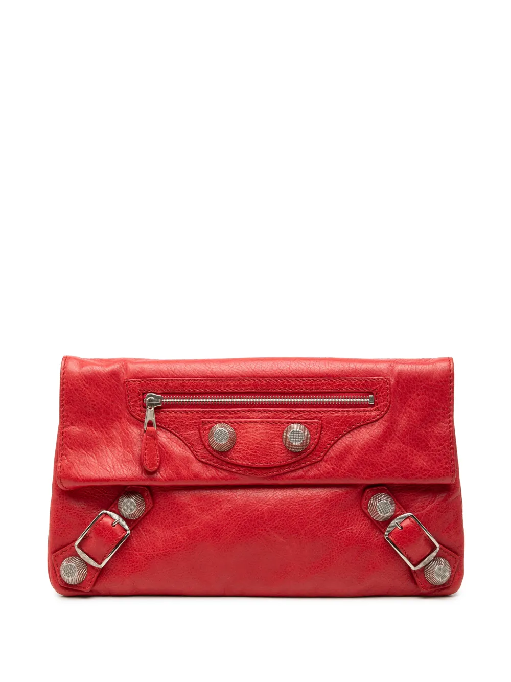 Balenciaga Pre-Owned Clutch a busta Motocross Giant 12 in pelle di agnello 2005-2006 - Rosso