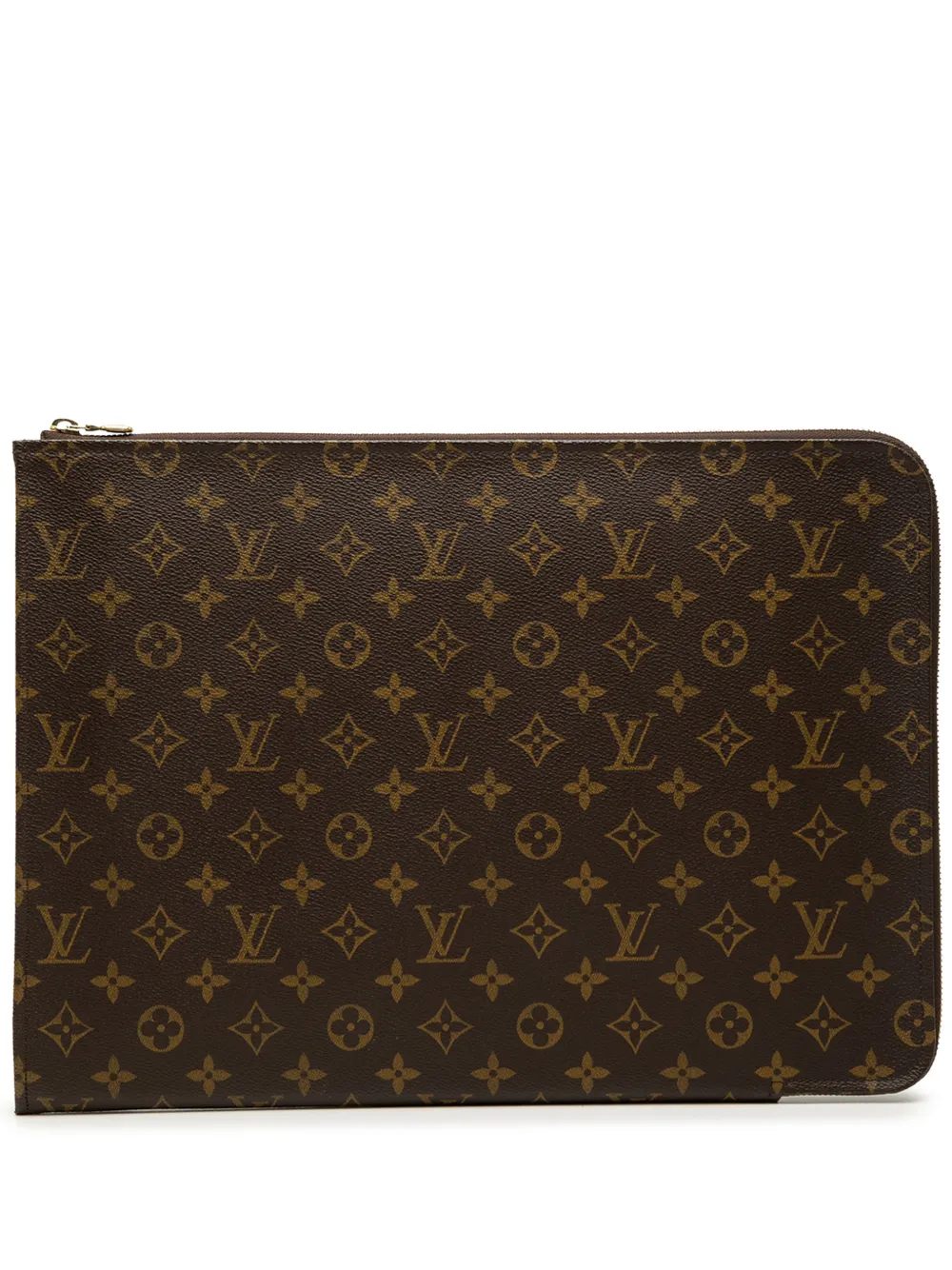 Louis Vuitton Pre-Owned 2001 Monogram Poche Documents Portfolio business bag - Brown