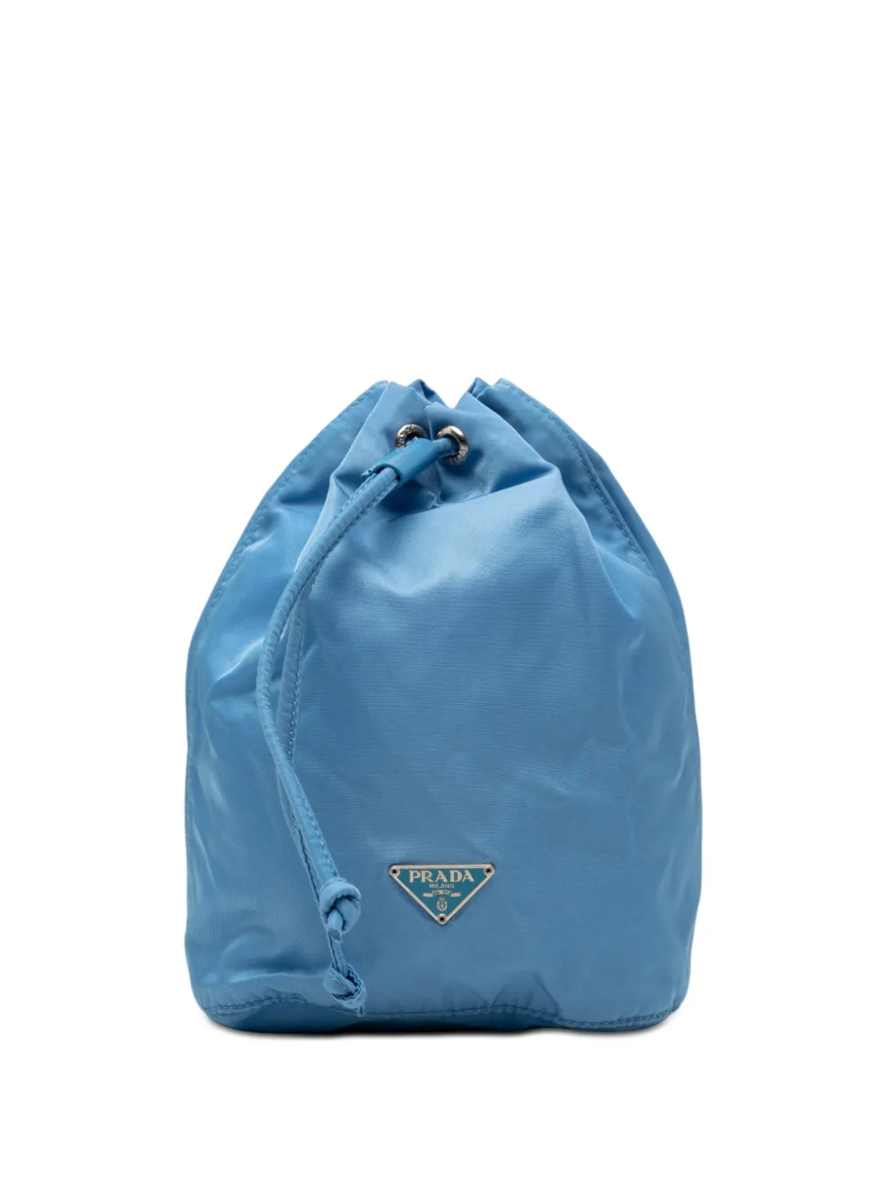 Prada Pre-Owned Pouch in tessuto con coulisse 2000-2013 - Blu
