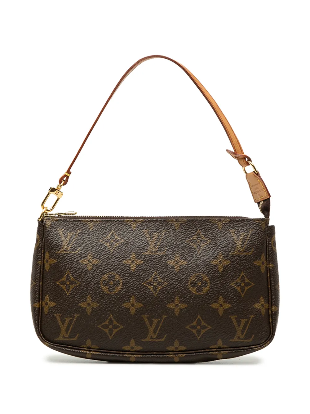 Louis Vuitton Pre-Owned Borsa a spalla Pochette con monogramma 2002 - Marrone